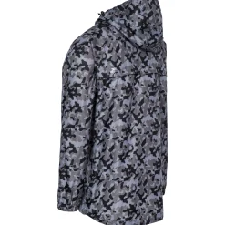 Trespass Unisex Printed Waterproof Packaway Jacket Qikpac
