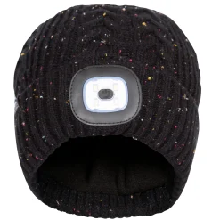 Trespass Unisex Rechargeable LED Beanie Hat Dazzle