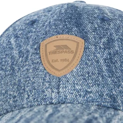 Trespass Unisex Woven Denim Baseball Cap Barney