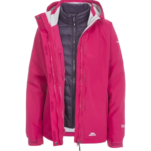 Trespass Womens 3 in 1 Down Jacket Trailwind