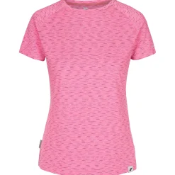 Trespass Women's Activewear Multi-Stripe T-Shirt Myrtle