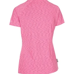 Trespass Women's Activewear Multi-Stripe T-Shirt Myrtle