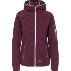 Trespass Womens Full Zip Fleece Hoodie Mona Lisa