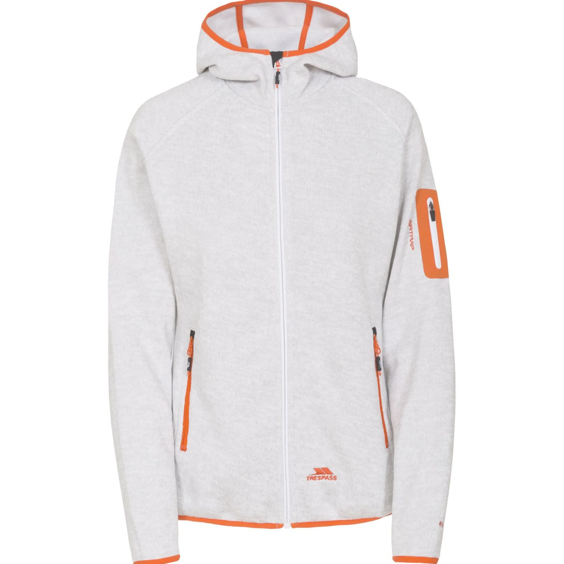 Trespass Womens Full Zip Fleece Hoodie Mona Lisa
