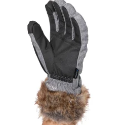 Trespass Womens Gloves with Faux Fur Cuff Shiloh