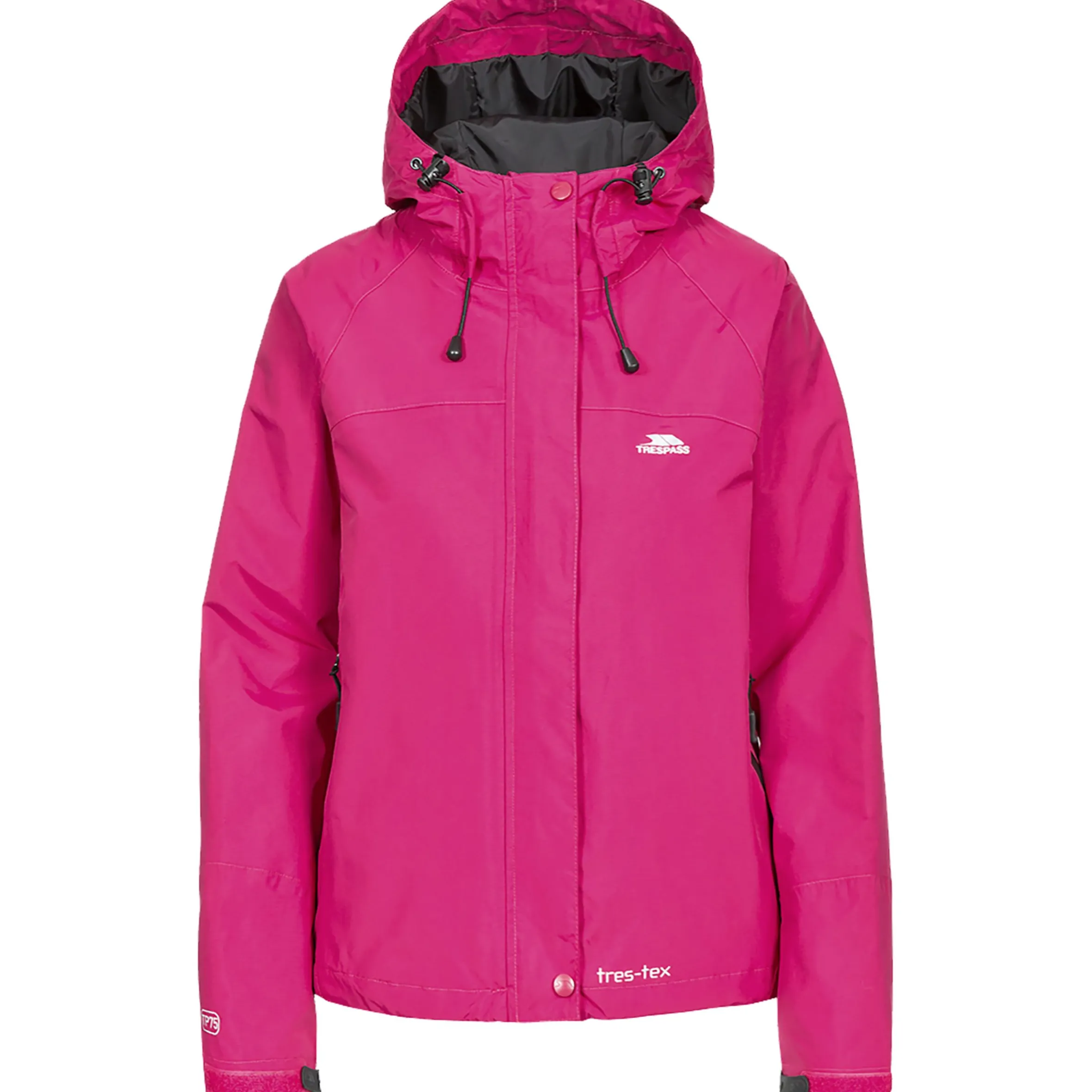 Trespass Womens Hooded Waterproof Jacket Miyake