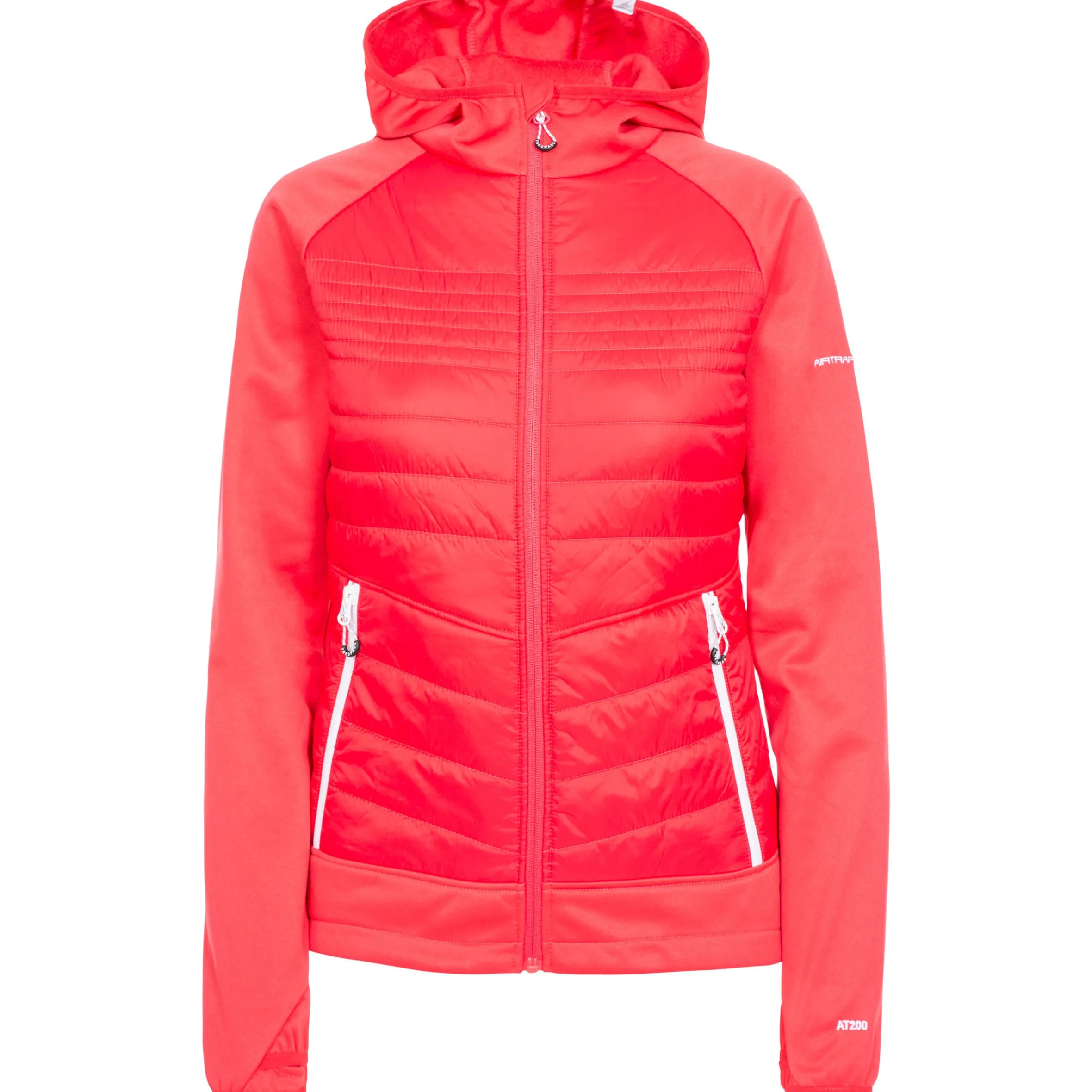 Trespass Womens Hybrid Fleece Hooded Full Zip Finito