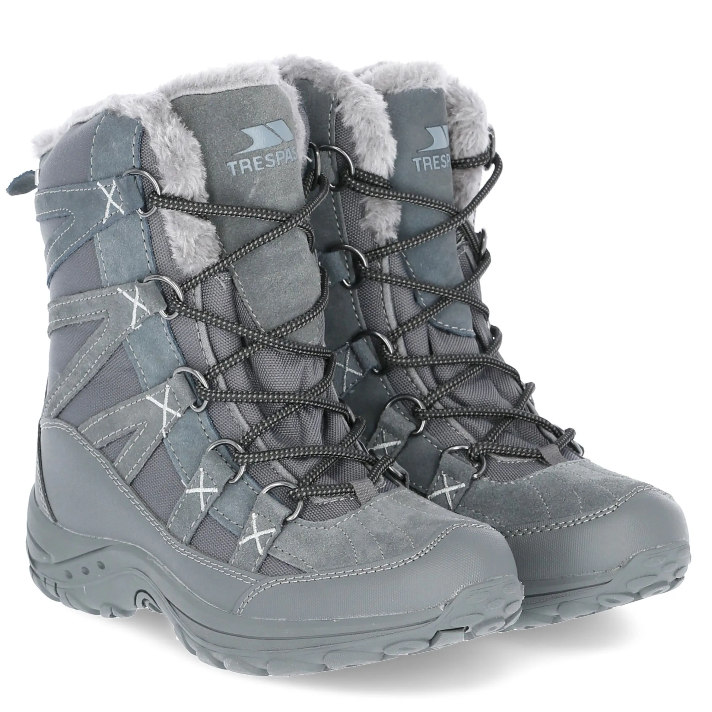 Trespass Womens Insulated Waterproof Snow Boots Zofia