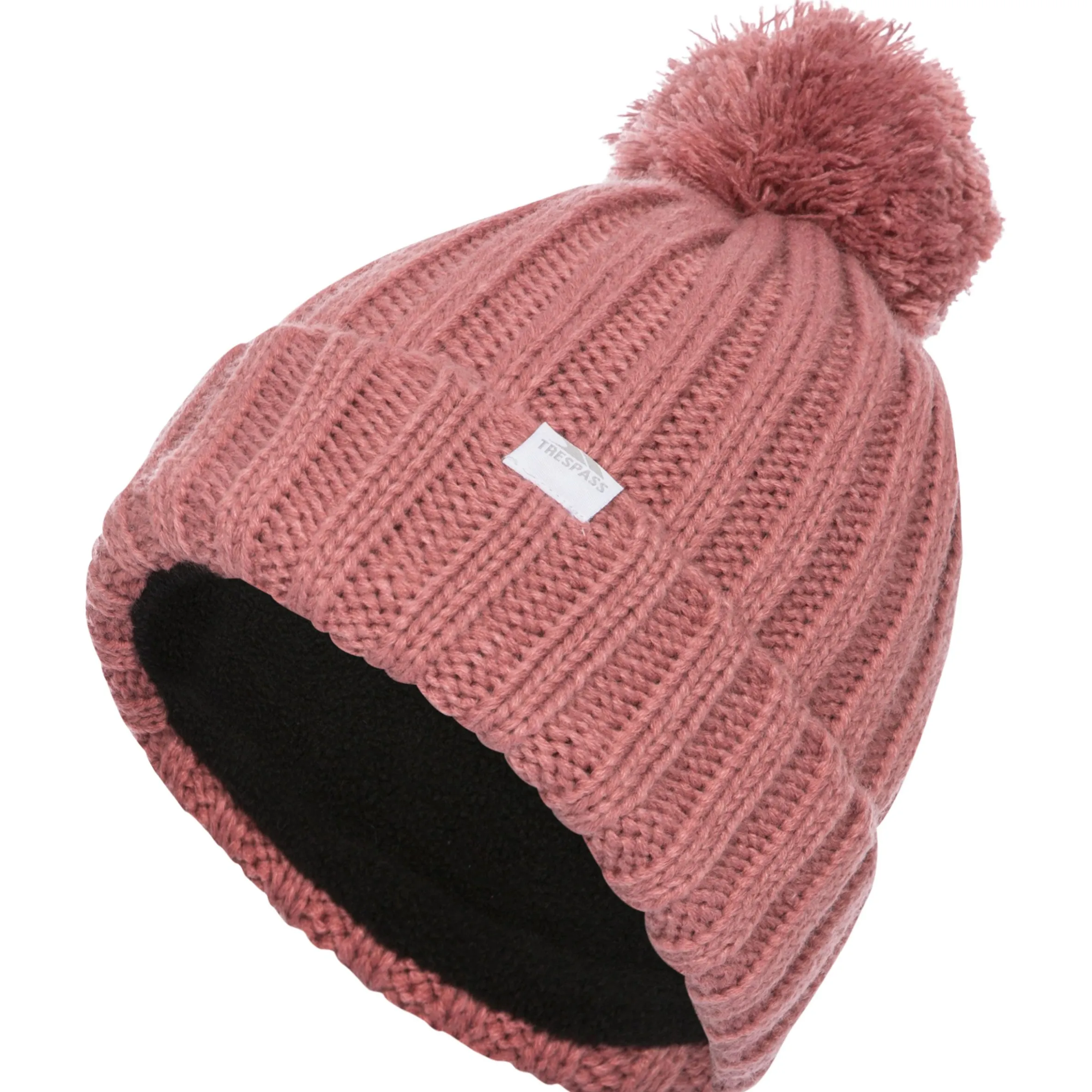 Trespass Womens Knitted Bobble Hat Alisha