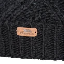 Trespass Womens Knitted Bobble Hat Zyra
