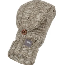 Trespass Women's Knitted Fingerless Gloves Mittzu