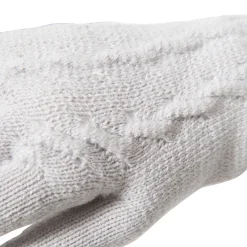 Trespass Womens Knitted Gloves Rib Cuff White Ottile