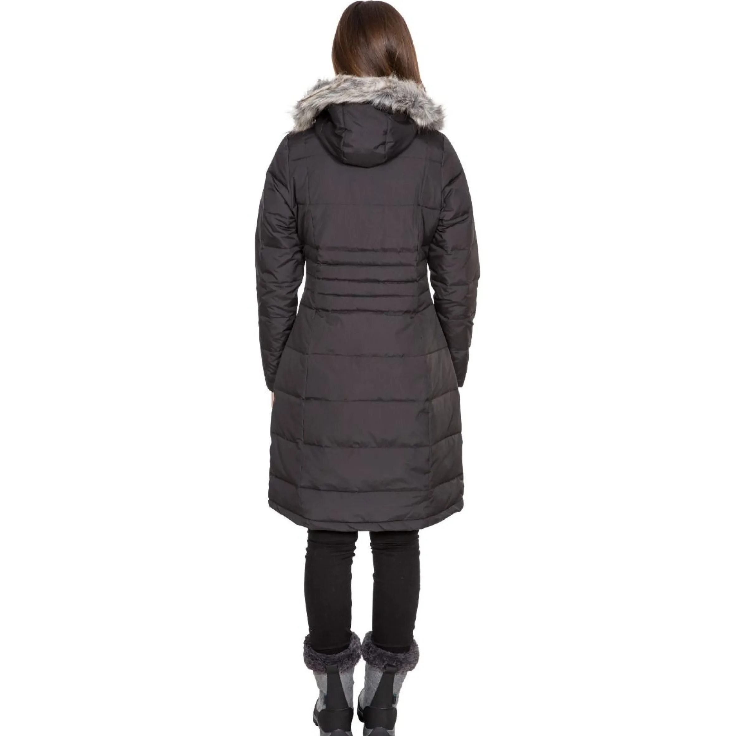 Trespass Womens Long Down Parka Jacket Phyllis