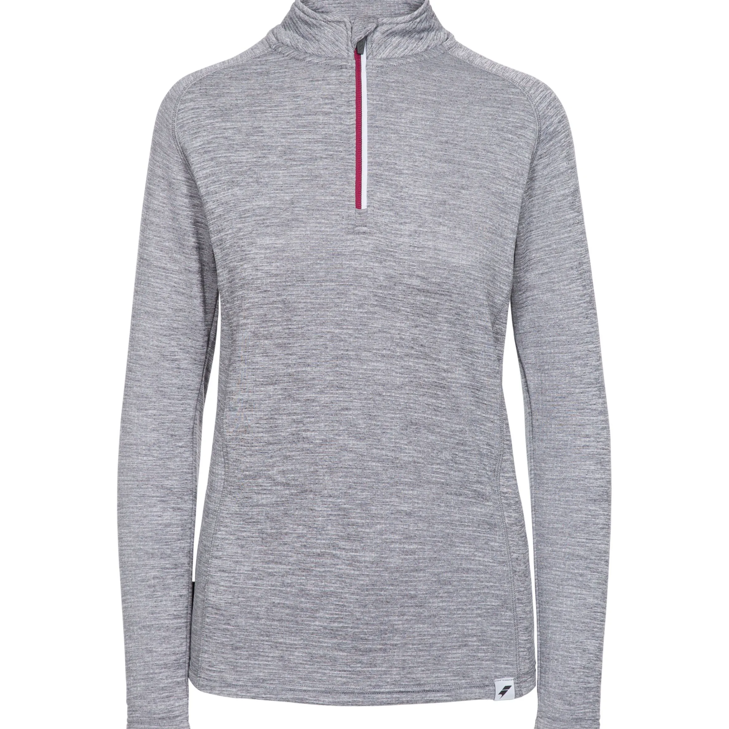Trespass Womens Long Sleeve Top 1/4 Zip Knitted Freya