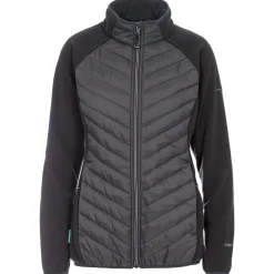Trespass Womens Quilted Fleece Jacket Underpinned