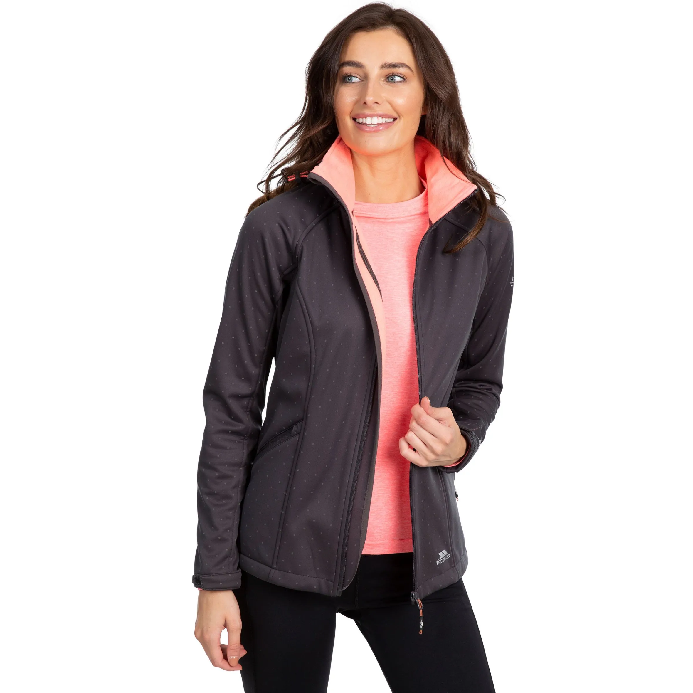 Trespass Womens Softshell Jacket with Hood Emulate