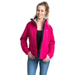 Trespass Womens Waterproof Hooded Jacket Florissant