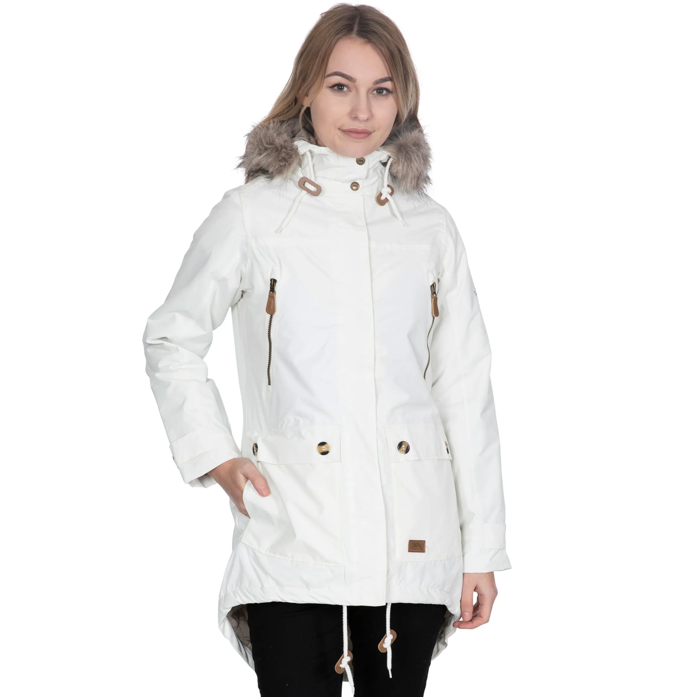 Trespass Womens Waterproof Parka Jacket Clea