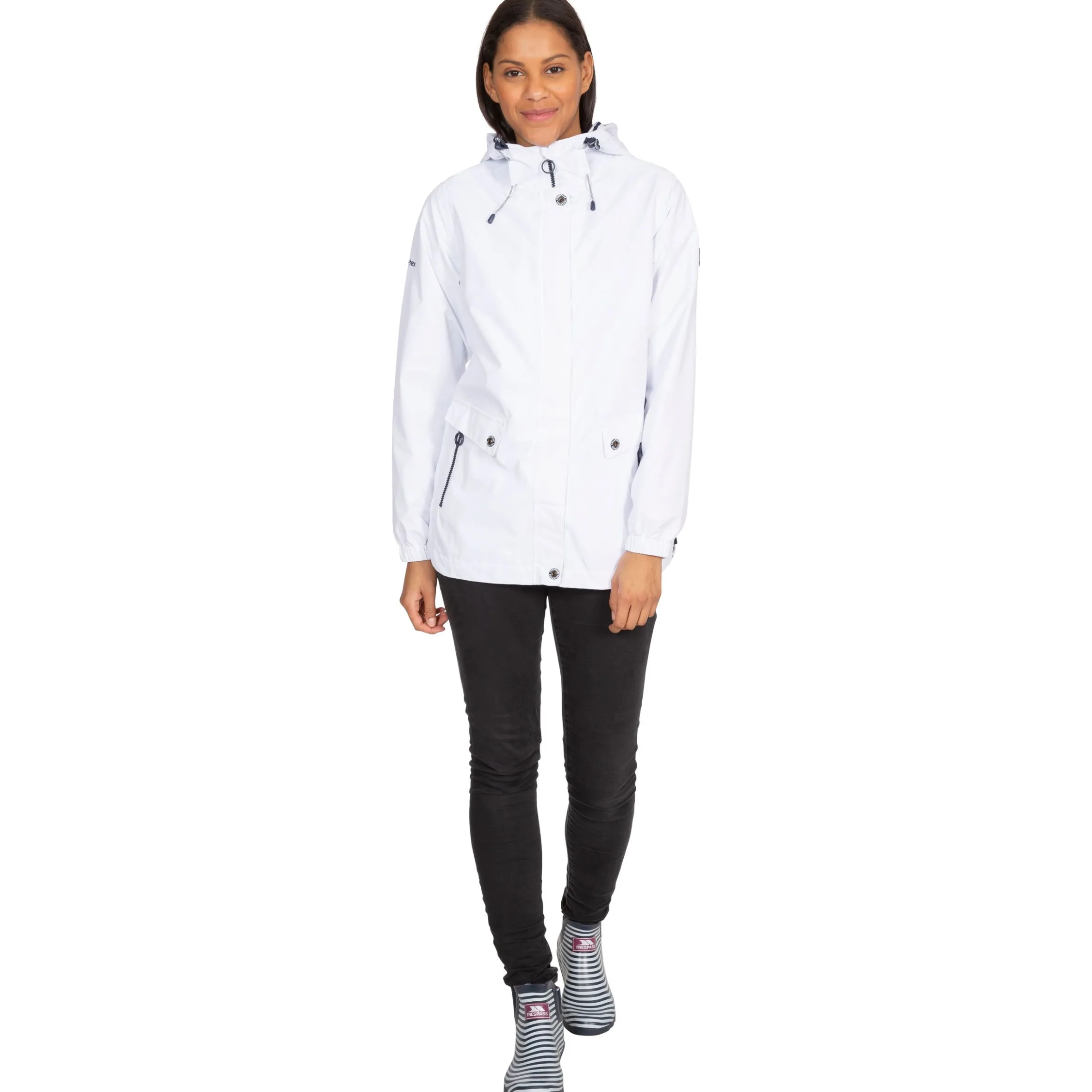 Trespass Womens Waterproof Jacket with Hood Flourish