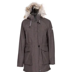 Trespass Womens Waterproof Parka Jacket Caption