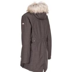 Trespass Womens Waterproof Parka Jacket Caption