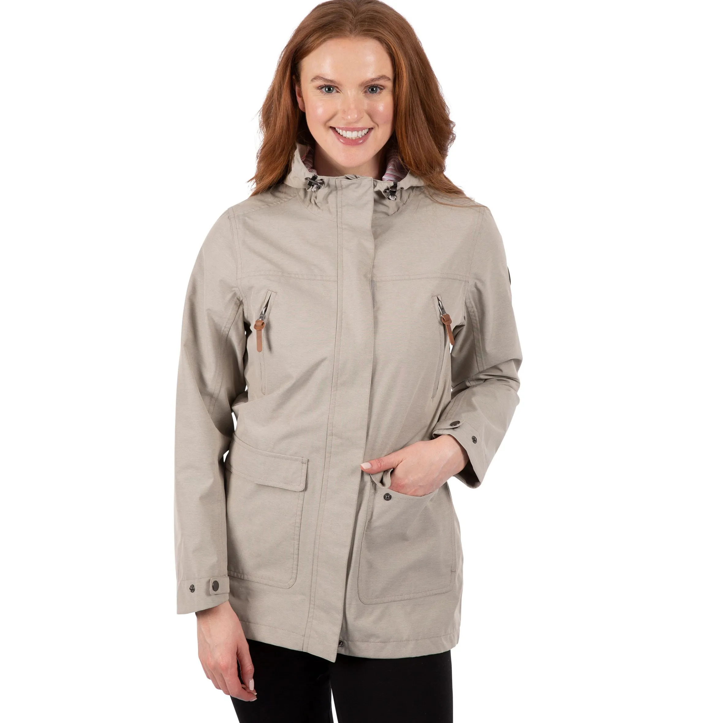 Trespass Womens Waterproof Shell Jacket Brampton