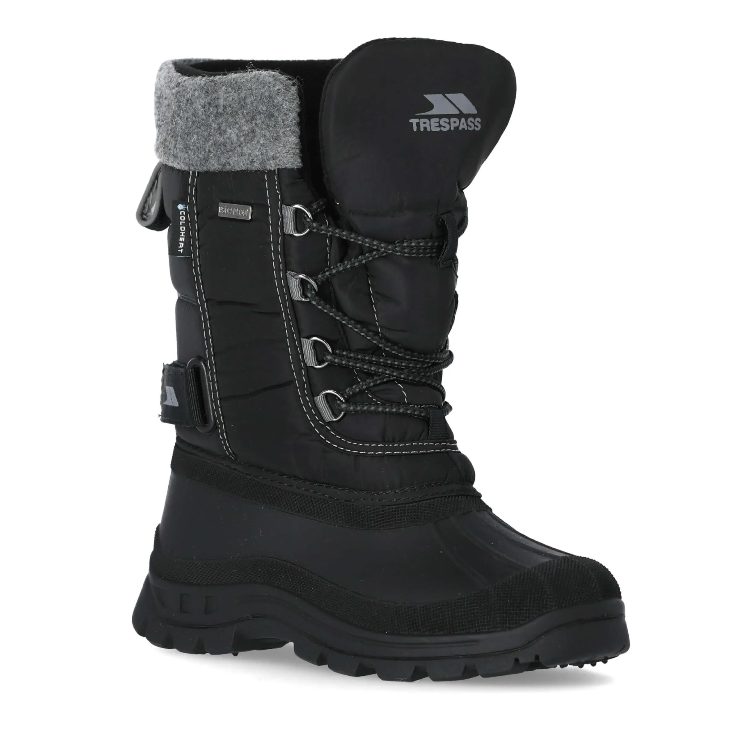 Trespass Youth Boys Lace Up Snow Boots Strachan