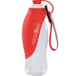 Trespaws Dog Water Bottle with Drinking Bowl Tamu