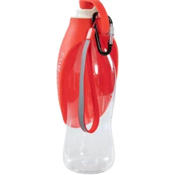 Trespaws Dog Water Bottle with Drinking Bowl Tamu