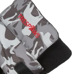 Trespaws Large Camo Dog Printed Raincoat in Grey Charly