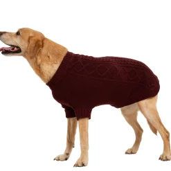 Trespaws Large Dog Jumper Snowhound Merlot