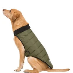 Trespaws Large Eco Friendly Dog Puffer Jacket in Khaki Lloyd