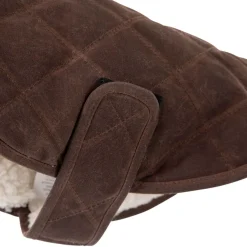 Trespaws Medium Quilted Dog Jacket in Bark Artemis