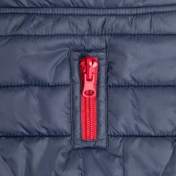 Trespaws Medium Quilted Reversible Packaway Dog Jacket in Flint Kimmi