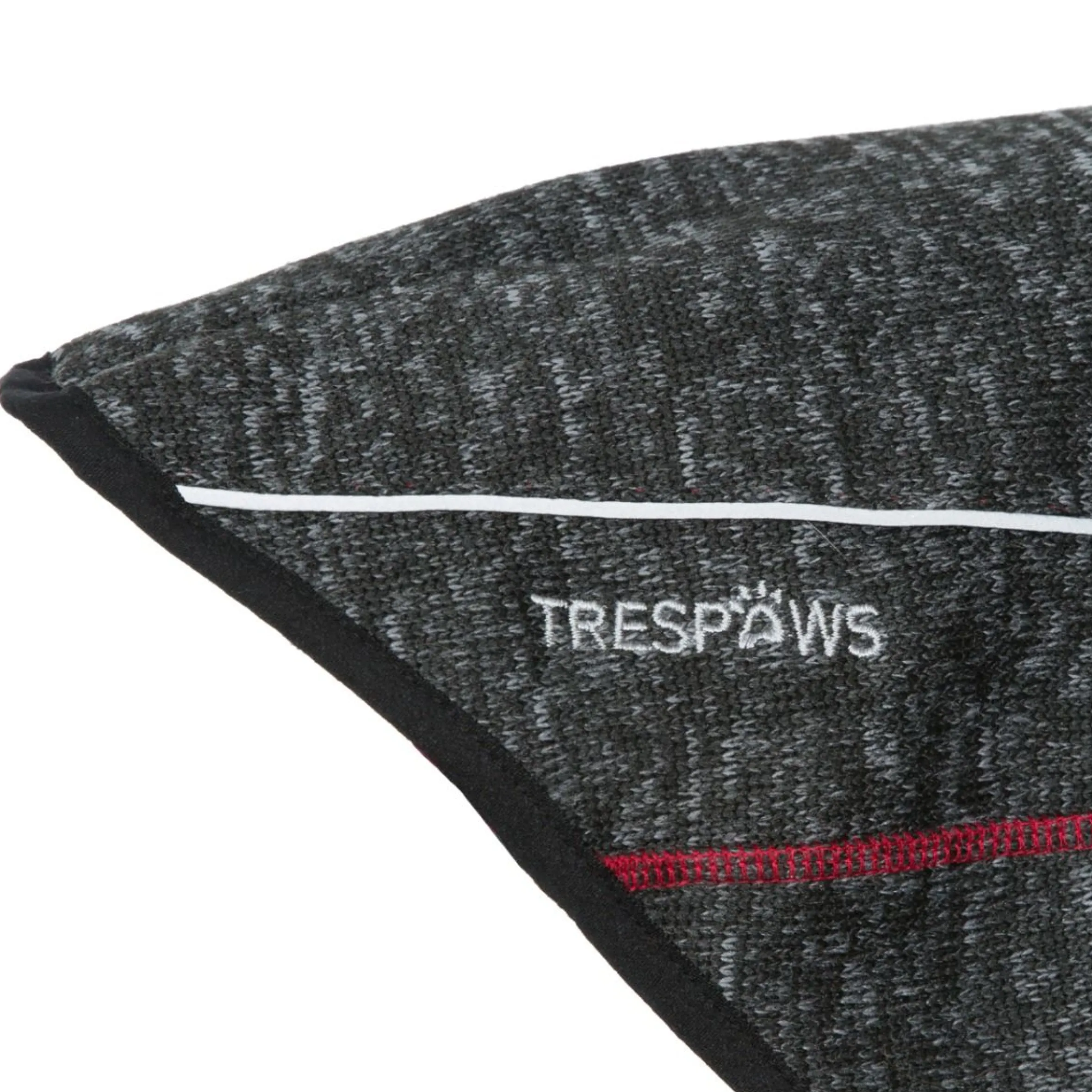 Trespaws Medium Windproof Dog Fleece AT300 in Black Melange Boomer