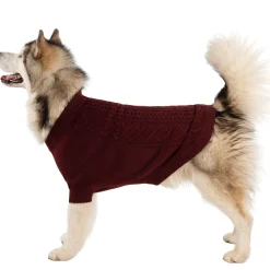 Trespaws XL Dog Jumper Snowhound Merlot