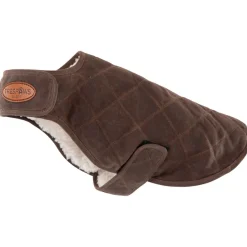 Trespaws XL Quilted Dog Jacket in Bark Artemis