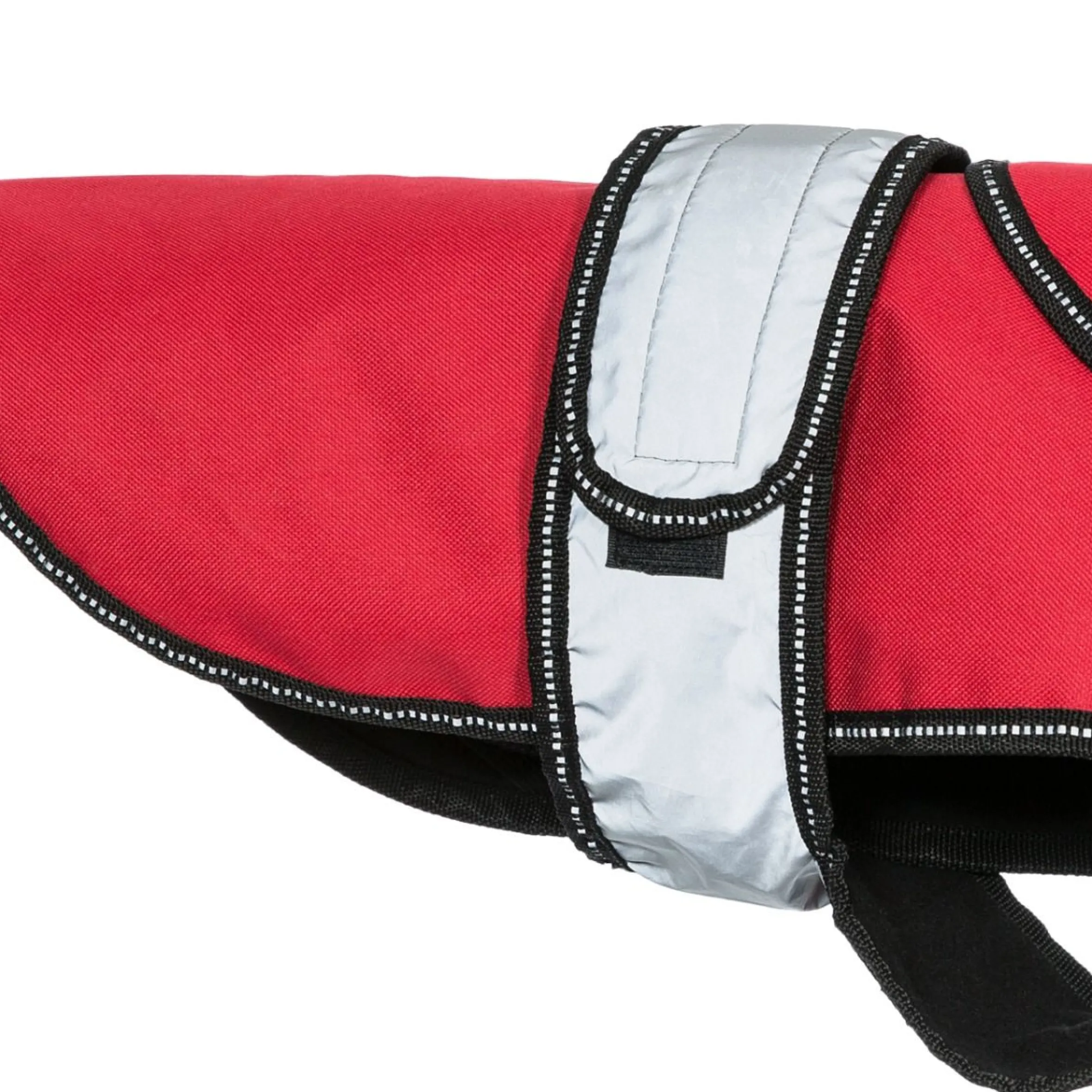 Trespaws XXS 2 in 1 Fleece Lined Waterproof Dog Coat in Red Duke
