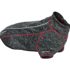 Trespaws XXS Windproof Dog Fleece AT300 in Black Melange Boomer
